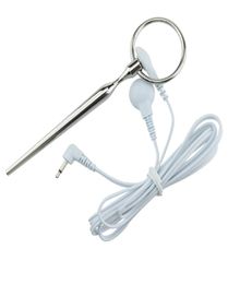 Sex Products Toys Stainless Steel Dilator Urethral Plug Stimulator with Wire Electric Shock DIY Accessories6197915