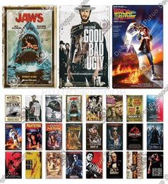 2023 Classic Vintage Movie Metal Painting Signs Plaque Poster Tin Sing Decoration for Man Cave Bedroom Cinema Film Top Music Wall 3674620