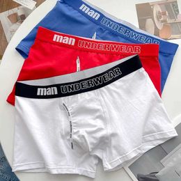 Underpants Mens Boxing 100% Cotton Underwear Sleep Comfort Plus Size Hombre 4XL Q240430