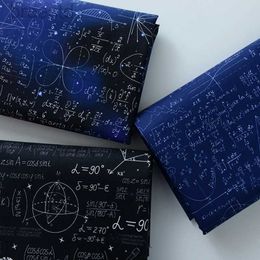 Fabric Cotton Fabric Mathematical Functions Logistics Chemistry Digital Printed for Sewing DIY Handmade by Half Metre d240503