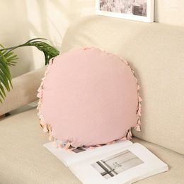 Pillow 1pc 45x45cm Round Sofa Cover Car Office Lunch Rest Nordic Minimalist Waist Pillowcase