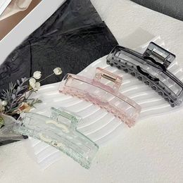 High-end Styles Crystal Designer Hair Clips Hair Claw Famous Women Design Brand Letter Barrettes Hairpin Geometry Hairclip Christmas HairJewelry