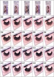 1 Pair with BrushTweezers False Eyelashes 100 Handmade Mink Lashes Natural Dramatic Volume Eye Makeup Tools7876841