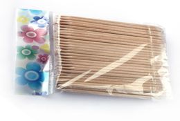 100x Wood Stick Nail Art UV Gel Nail Polish Manicure Pedicure Reomver Tool GT017229912