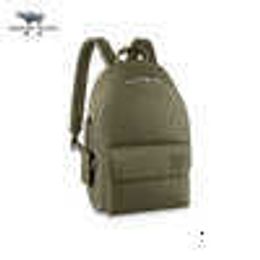 Kids Bags Luxury Brand Men's Bag Aerogram cowhide double zipper metal logo backpack with elegant style M21362