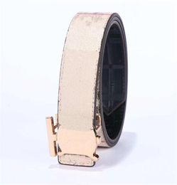 Fashion Belt Man Woman Belts Designer Smooth Gold Sliver bronze Gun black Buckle luxury waistbands Cowhide Leather7721158