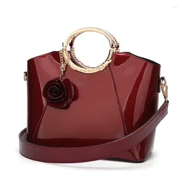 Shoulder Bags Fashion Patent Leather Bright Face Hand Bag Single Bride Styling