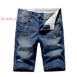 Purple Branddesigner Mens Ripped Short Jeans Brand Clothing Bermuda Cotton Shorts Breathable Denim Shorts Male High Qualitynew Fashion Baggy Jeans 9425