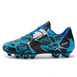 Low top football shoes childrens adult mens and womens long nail training artificial grass sports shoes