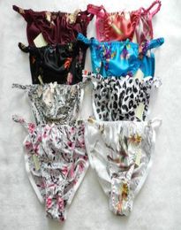 Yavorrs 8Pieces Women039s Silk String Panties Bikini Flower Size SXXL7070447