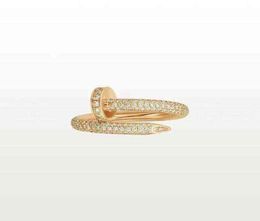 2022 designer ring love ring men and women rose gold jewelry for lovers couple rings gift size 5117957267