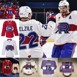 CeoW22 BELZILE Laval Rocket Jersey EVANS 5 PARISI 40 TAORMINA 8 HUDON RICHARD FROESE SHINKARUK ALZNER McCARRON POEHLING JEVPALOVS AUDETTE