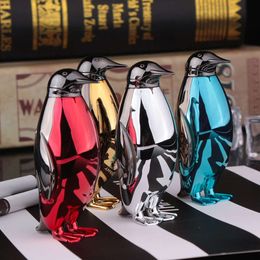 Wholesale Funny Cute Animal Shape Metal Iatable Windproof Lighter Mini Penguin Lighter