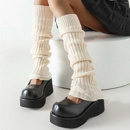 Women Socks Over Knee Japanese JK Uniform Korean Lolita Girls' INS Fashion Long Children' Pile Up Foot Warming Cover