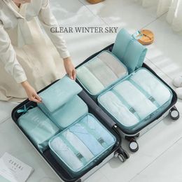 Storage Bags Multifunctional Portable Travel Bag Set Business Trip Suitcase Clothing And Shoes Sorting