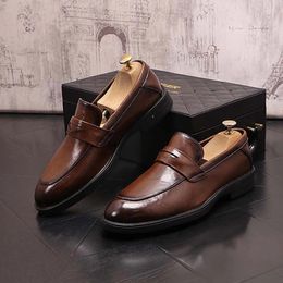 Casual Shoes 2024 Men Dress Pointed Business Microfiber For Formal Occasions Zapatillas Hombre Zapatos De Novio