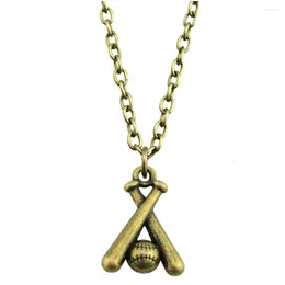 Pendant Necklaces 1pcs Baseball Chain Necklace Car Accessories Jewellery Supplies Length 43 5cm