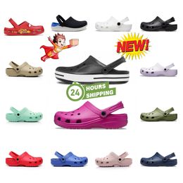 Comfort clog slippers mens womens designer sandals mens summer beach slippers waterproof slides womens outdoor cro shoes