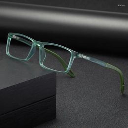 Sunglasses Frames Spring Hinge Sports Eyeglass Frame Student Ultra Light TR Silicone Anti Slip Legs Male Fashionable