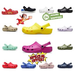 Fashion clog slipper men women designer sandals mens summer beach slippers waterproof slides womens outdoor shoes