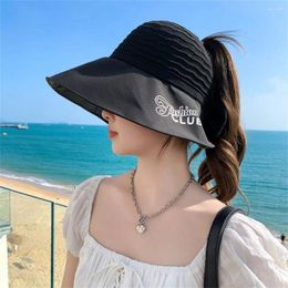 Wide Brim Hats Knitted Mesh Sun Hat Leisure Foldable Sunscreen UV Protection Breathable Fisherman Summer Outdoor