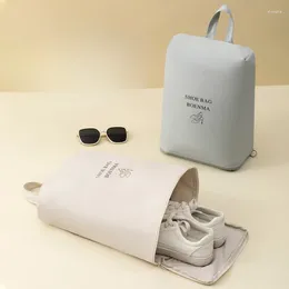 Storage Bags Dustproof Shoes Travel Portable T400 Fabric Bag Sturdy Zipper Pouch Case Waterproof Pocket Shoe Organiser