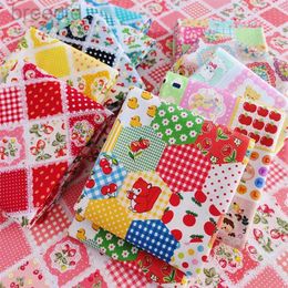 Fabric Patchwork Fabric Pure Cotton Floral Quilt Stitching Pattern for Sewing Clothes Dresses by Half Metre d240503