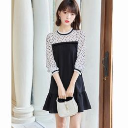 Casual Dresses There Is A Female Floral French In The Fall Of 2024 To Show Thin Spring And Autumn Design Dress