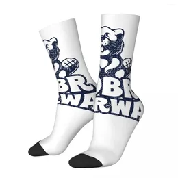 Men's Socks Harajuku Bobr Kurwa Grunge Basketball Polyester Long For Unisex