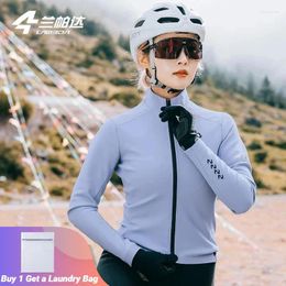 Racing Jackets Lameda Woman Cycling Jacket Waterproof Women's Coats Composite Fabric Windproof Biker Comfortable Breathable