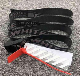 2021 Fashion Industrial PVC Clear Transparent Waist Belt Black Yellow Canvas Nylon Fabric Belt2503182