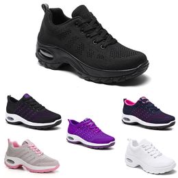 Free Shipping Men Women Running Shoes Breathable Mesh Anti-Slip Comfort Triple Black White Pink Blue Purple Mens Trainers Sport Sneakers GAI