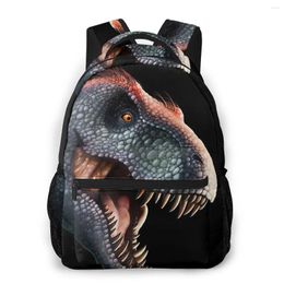 Backpack Tyrannosaurus Rex Head For Girls Boys Travel RucksackBackpacks Teenage School Bag