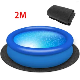 Carpets 78 Inch Round Tub Mat Water Absorbent Flooring Protector Pad Waterproof Non-Slip Above Ground Pool