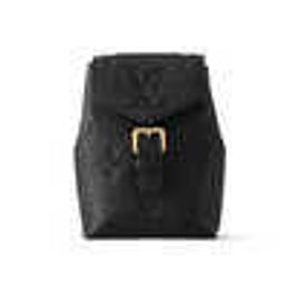 Kids Bags Luxury Brand Women's Bag TINY Black Embossed Soft Grain Leather Exquisite Casual Backpack M80596