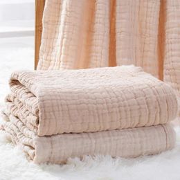 Blankets Cotton Baby Bath Towel 6 Layer Gauze Receive Blanket Infant Swaddle Wrap Bedding Cover Muslin