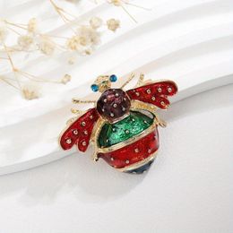 Brooches Enamel Pearl Insect Butterfly Bee Brooch Pin Fashion Vintage Corsage Accessories