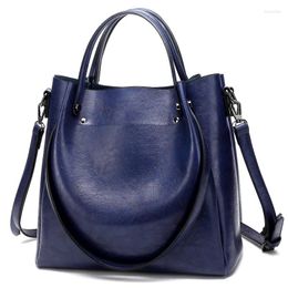 Shoulder Bags 2024 Women's Bag PU Leather Ladies Fashion Solid Color Simple Handbag Large Capacity Messenger