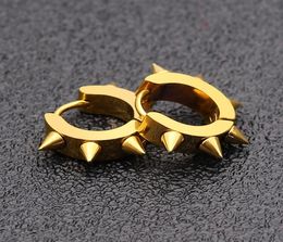 Men's Stainless Steel Earrings 2020 Punk Tapered Earrings Personality Ring Men's pierce fashion jewelry6879550