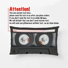 Pillow Personalised Retro Cassette Wedding Decorative Cover Case Customize Gift By Lvsure For Car Sofa Seat Pillowcase