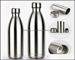 Storage Bottles Jars Diversion Water Bottle Secret Stash Pill Organizer Can Safe Stainless Steel Tumbler Ing Spot Fo Homeindustry 4724805