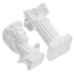Decorative Figurines Statue Ornaments Sculptures And Memorial Gifts Decoration Roman Column Mini Resin Greek Value Craft