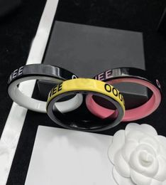 New 2022 Fashion Bangle Ladies Acrylic Resin Designer Bracelets Party Birthday Gifts Jewelry High Quality With Box9528776