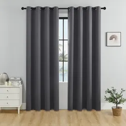 Curtain Curtains Blackout Bedroom Opaque Blinds For Window Living Room Kitchen Treatment Ready Made Small Drapes