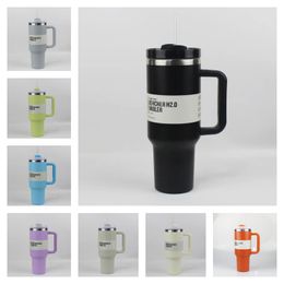 Tumbler Flowstate Saman Kapağı Paslanmaz Çelik 40oz Vakum Yalıtımlı Araç Kupa Çift Duvar Termal Buzlu Seyahat Kupası