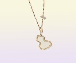 leaf clover necklaces pendants motherofpearl stainless steel plated 18k for womengirl valentines mothers day engagement jewelrygif4755698