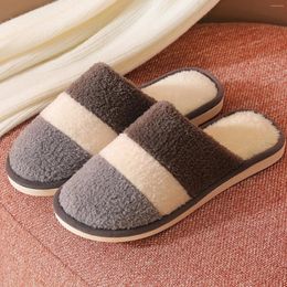 Slippers Mens Flop Slip Flip Shoes Plush For Men House Soft On Warm Men'S Slipper Outdoor Summer