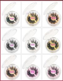 NEW 25mm 5D Mink Eyelashes 12 Styles 3D False Eyelashes Natural Long Mink Eye Lashes Eye Makeup High Volume Soft Eyelash6103443