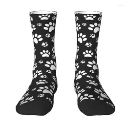 Men's Socks White Puppy Dog Crew Unisex Cute 3D Printed Dress