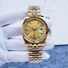 Uhr Uhren aaa lao luxury Uhr 40mm Womens Full Gold Replik Mode schöne automatische mechanische Uhr